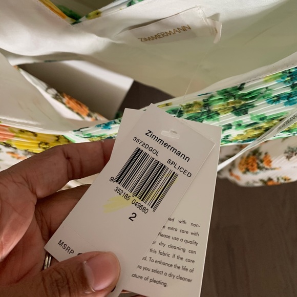 Zimmermann Golden Surfer Dress Blogger Fav NWT - Picture 4 of 7